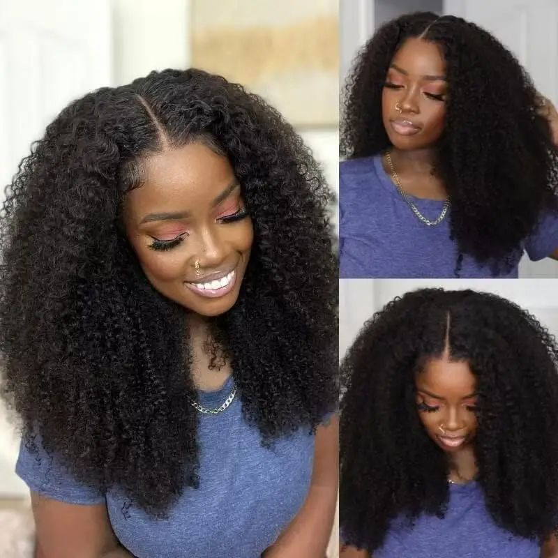 13x6 13x4 HD Lace Frontal Wig 360 Full Lace Wig Kinky Curly 30 Inch Lace Front Wig Human Hair Glueless Wig Deep Wave Frontal Wig 2