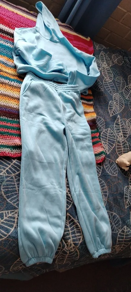 Women's Two-Piece Casual Sports Suit - Long Sleeve Set photo review