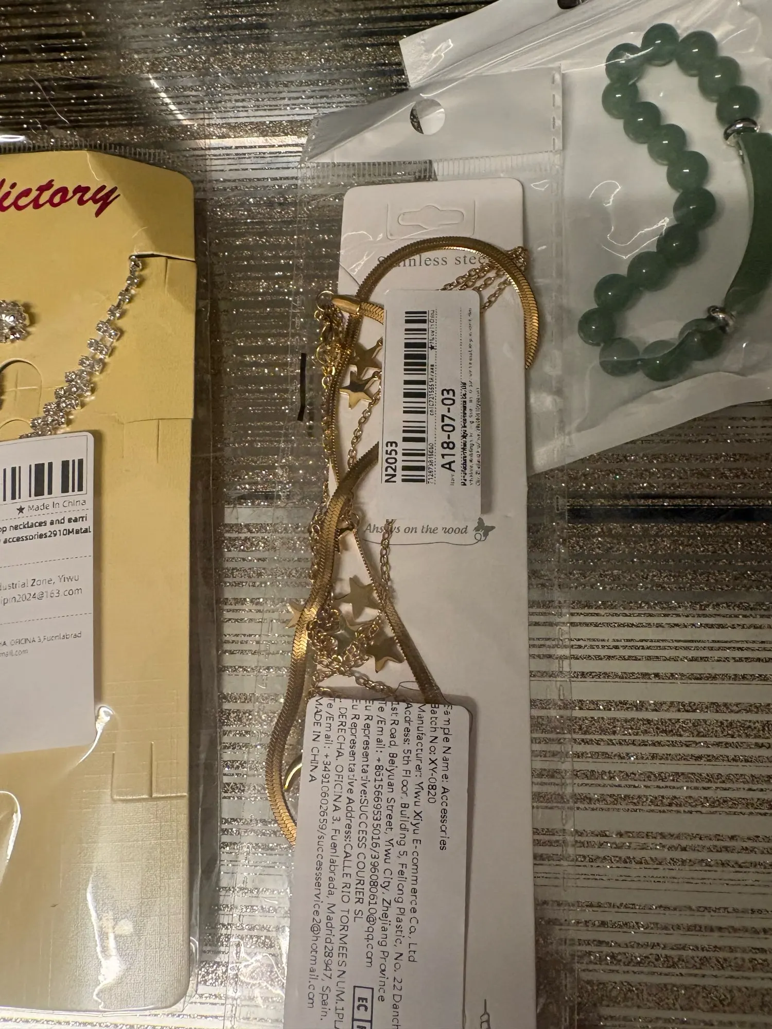 Layered Gold Pendant Necklace | Butterfly, Moon & Blue Eye photo review