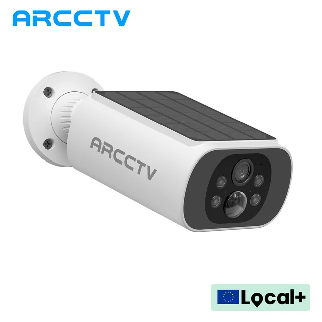 ARCCTV 2K caméra Wifi solaire batterie de Surveillance extérieure caméra sans fil détection humanoïde conversation bidirectionnelle HD couleur Vision nocturne 1