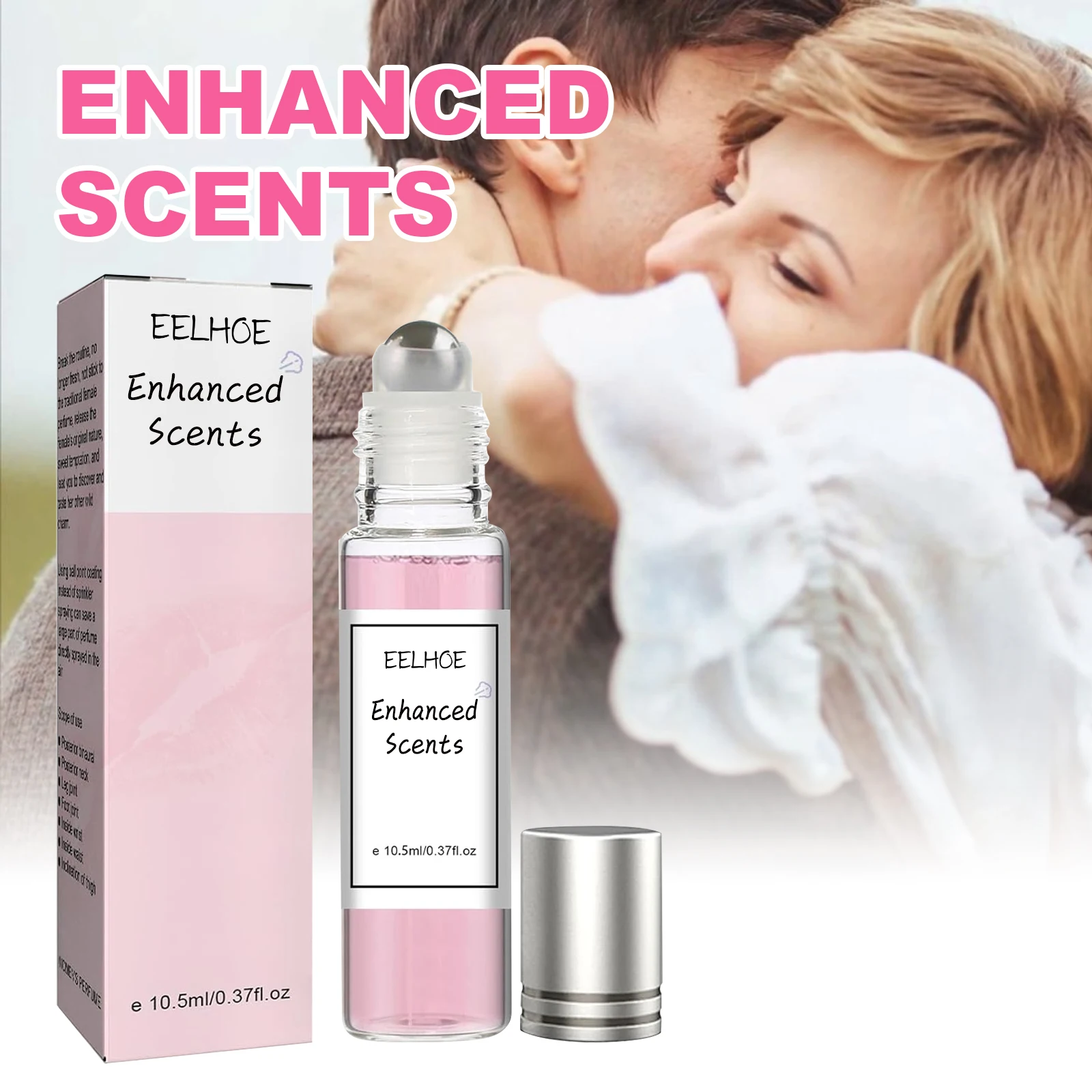 EELHOE Natural Fragrance Lasting Roll-on Deodorant Enhanced Scents Fresh Enhanced Scents Perfume Portable Travel Perfume Roller