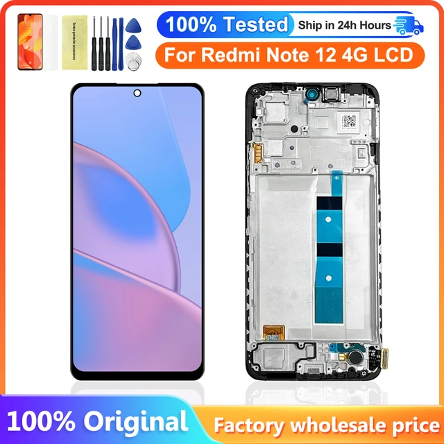 6.67'' Original For Xiaomi Redmi Note 12 4G lcd display screen