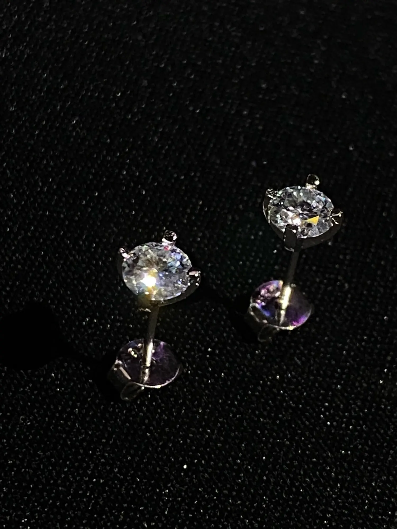 Moissanite Ear Stud Earrings photo review