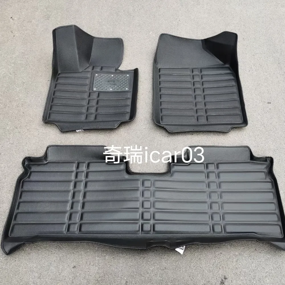 Car Leather Floor Mat for Chery iCar 03 Jaecoo J6 ~ Foot Interior Liner Waterproof Carpet Pad Accessories