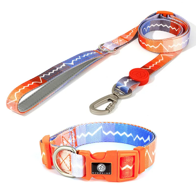 New Small Dog Collar Leash Personalized Outdoor Safety Belt Pomeranian