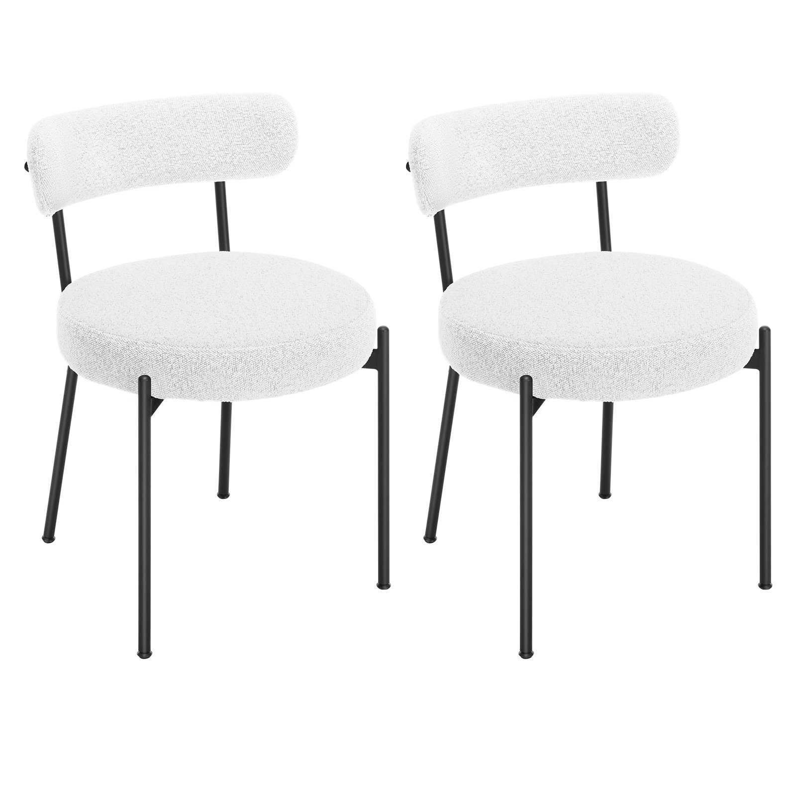 2PCSSETDiningChairsErgonomicKitchenChairwithBackrestPadded