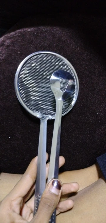 Kitchen Accessories Multifunction Stainless Steel Sieve Filter Spoon Fried Food Oil Strainer Clip Handheld Cooking Tools Gadgets photo review
