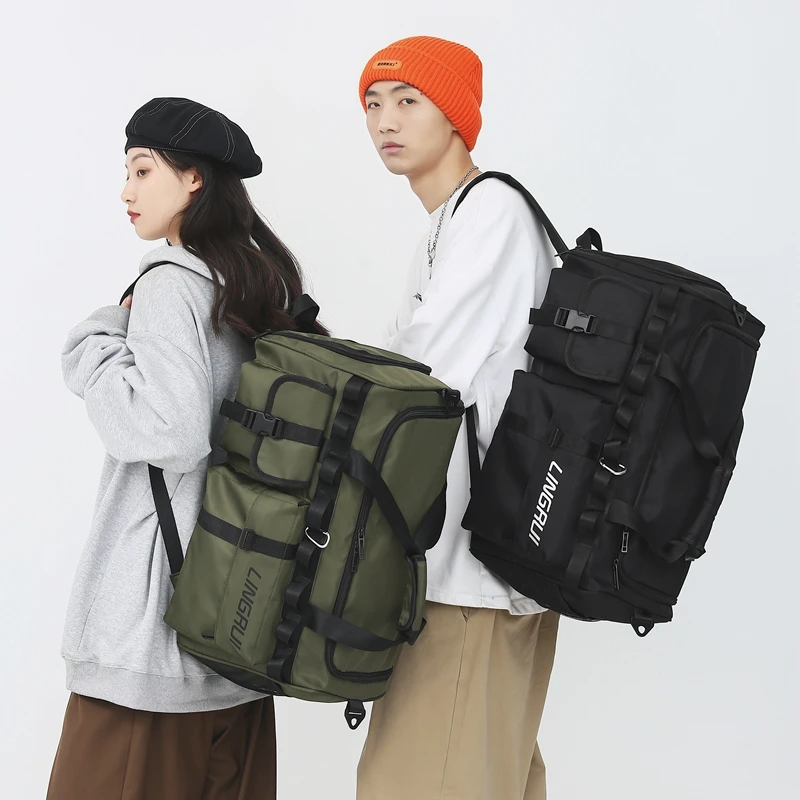 Sport- und Reisetasche aus Nylon mit großer Kapazität für Männer und Frauen – Detail 8