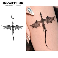 Pterosaur Temporary Tattoo,Lasts To 15 Days New Technology Magic Waterproof Semi Permanent Sticker. 1