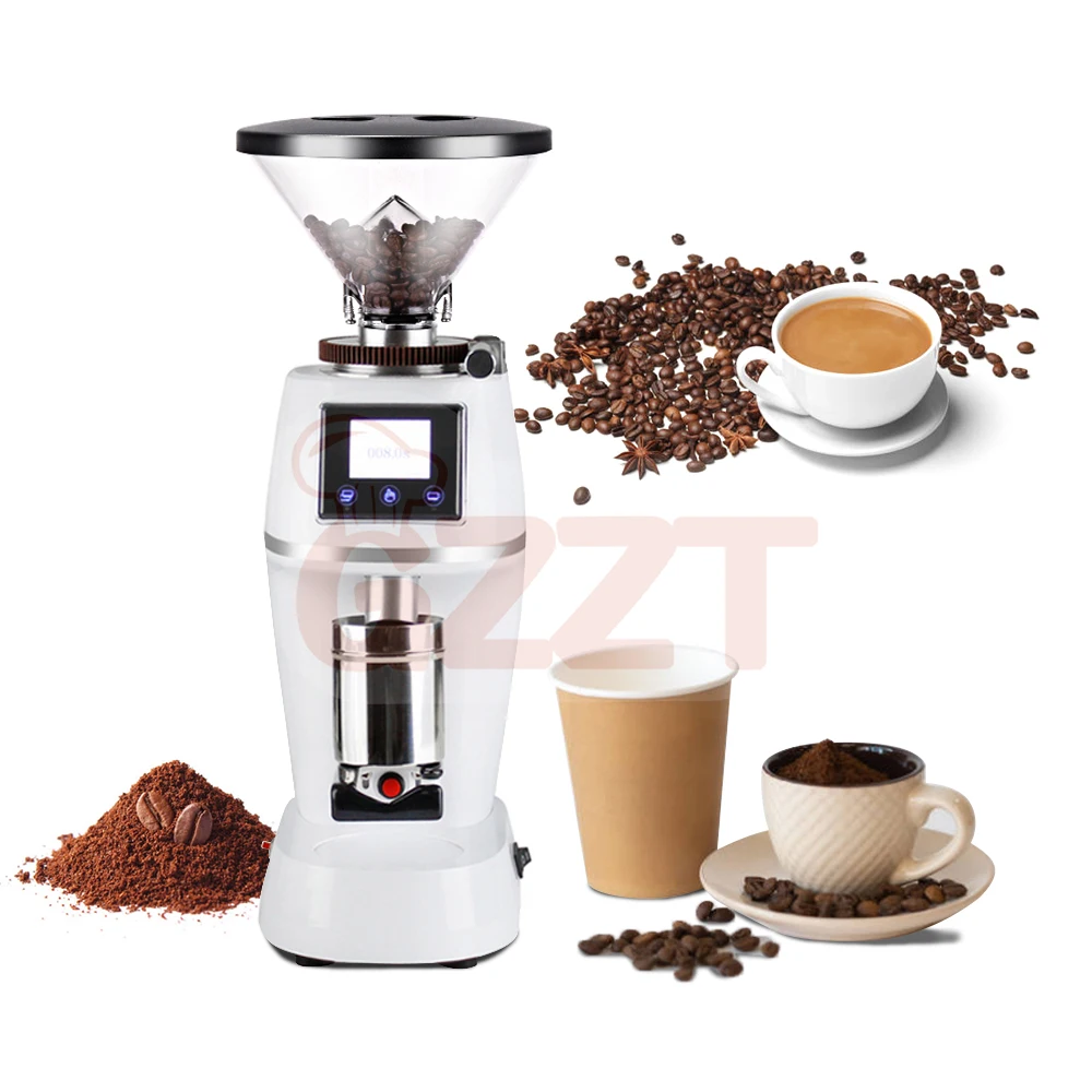 ITOP Electric Coffee Grinder 60mm Stainless Steel/Titanium Conical Burr Coffee Mill for Espresso Hand Brewed Coffee Americano