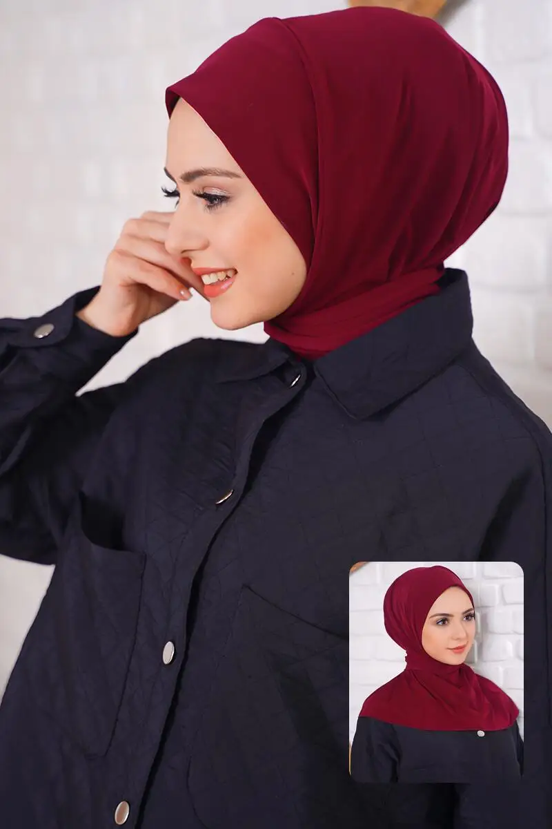 Women Muslim Underscarf Head Cover Muslim Hijab Inner Hijab Caps Islamic Underscarf Ninja Hijab Scarf Hat Cap Abaya Turkish