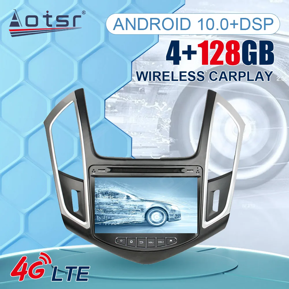 

CarPlay PX6 DSP 2 din Android 10.0 4G NET Car Radio Multimedia Video Player for Chevrolet Cruze 2011 2012 - 2015 WiFi Head Unit