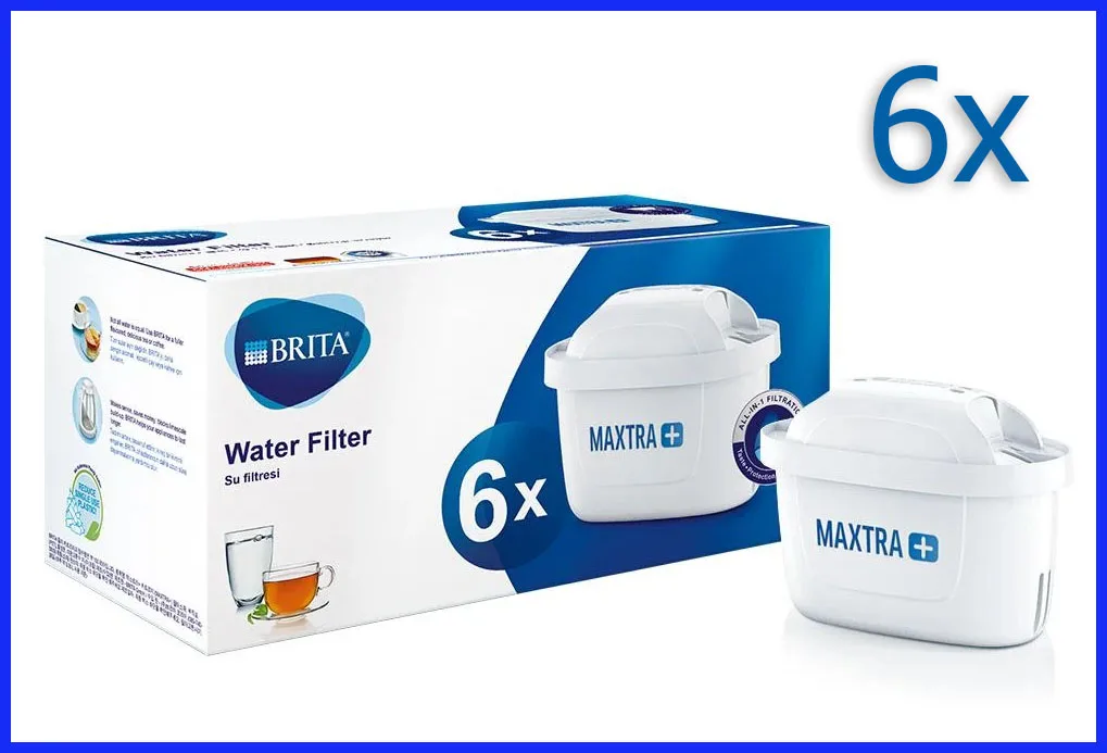 Brita Maxtra 2x 4x 6x pcs Replacement Water Filter Cartridges Compatible with All BRITA Jugs