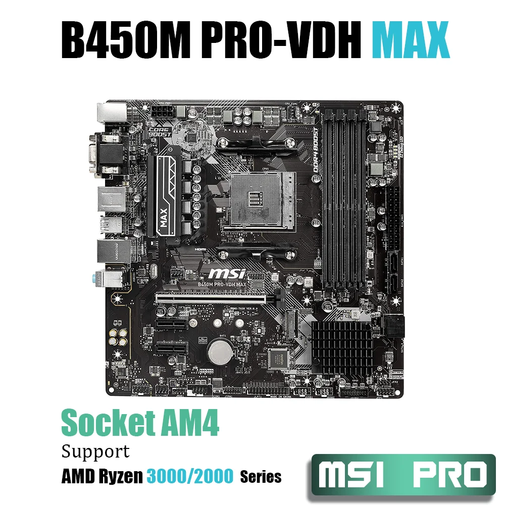 Socket Am4 Msi B450 Pro Vdh Max Drivers B450 Pro Vdh Max