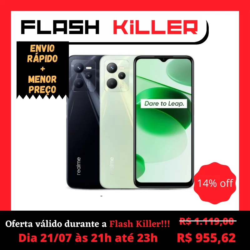 Smartphone Realme C35 128GB 4G