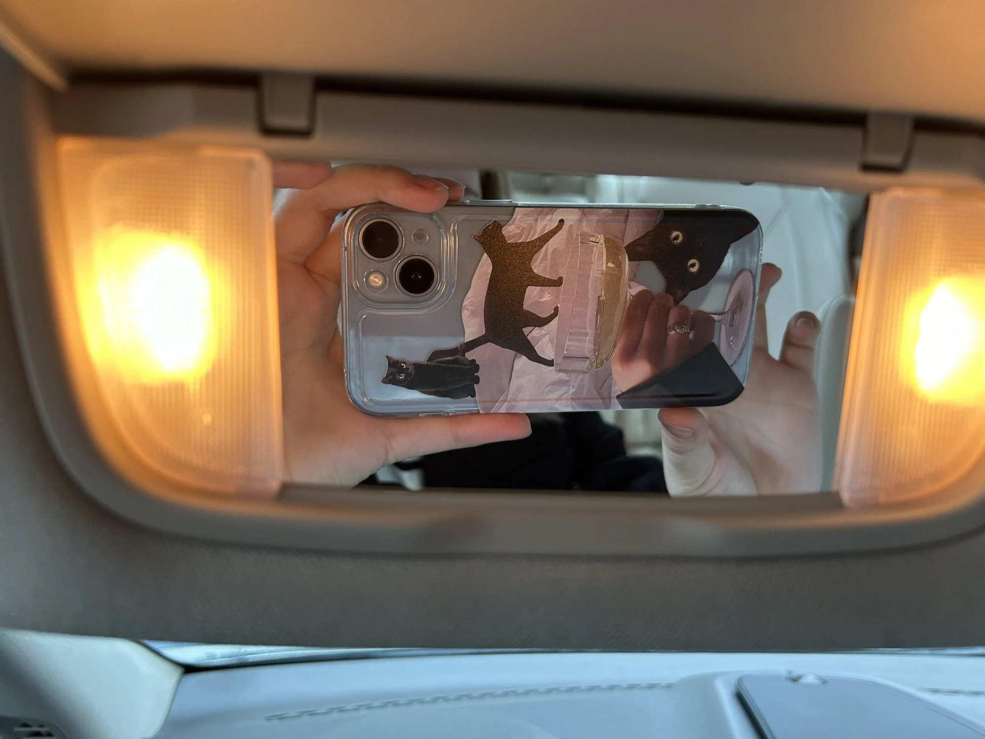 Cute Cat iPhone Case, customer photo