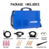 AC/DC 225A Pulse Aluminum TIG Welder Stick ARC Inverter Automatic Welding Machine 110/220V Dual Voltage Blue TSE225P 2