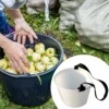 Berry Picking Basket with Adjustable Strap Fruit Harvest Basket Organizer Compact Gardening Tool for Park Backyard Farm