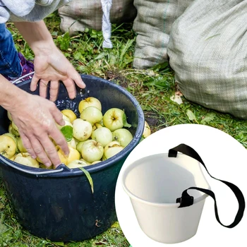 Berry Picking Basket with Adjustable Strap Fruit Harvest Basket Organizer Compact Gardening Tool for Park Backyard Farm