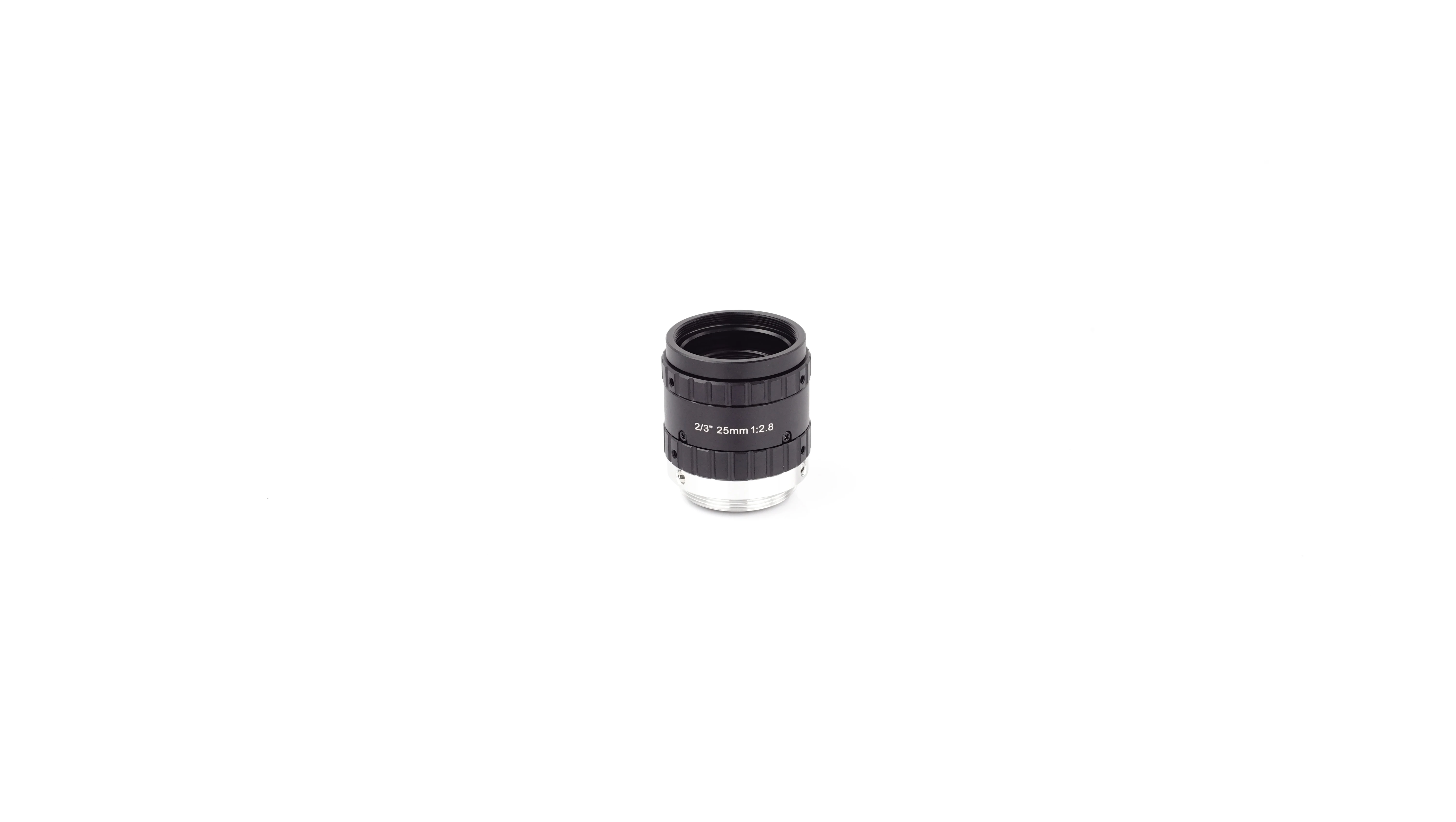 2/3인치 5MP 25mm FA 렌즈 ITS 렌즈 초고해상도 렌즈 C-마운트 다층 코팅 높은 투과율 컴팩트한 구조