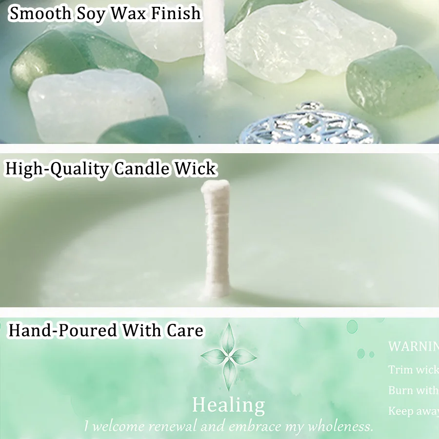 Lavender Eucalyptus Scented Candle 6