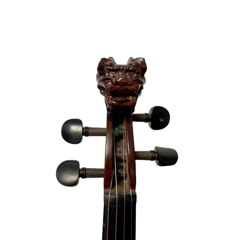 NEW model crazy -1 SONG carved dragon head 4/4 Electric Violin Fiddle solid wood with case, bow,connection cable