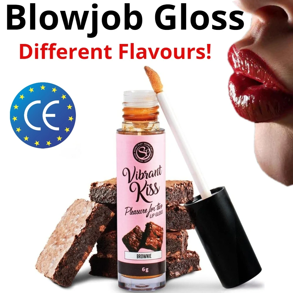 Secret Play Lip Gloss Adulto Vibrante Lubrificante Sessuale Per Coppie Con Gusto Liquido Del Sesso Orale Per Ventosa Delle Donne Fragola Sapori Commes