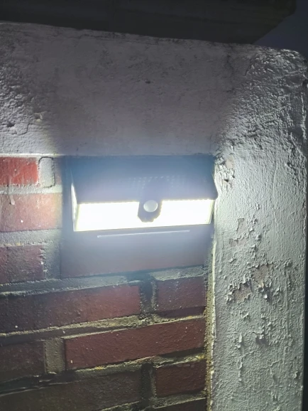 190led Solar Led Light Outdoor Garden Decoration Wall Lamp With 4 Mode IP65 Waterproof Solar Motion Sensor Light For Yard Door photo review