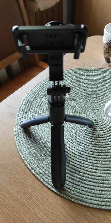 Selfie Stick Tripod for Cell Phone, Mobile Stand Monopod with Wireless Remote photo review