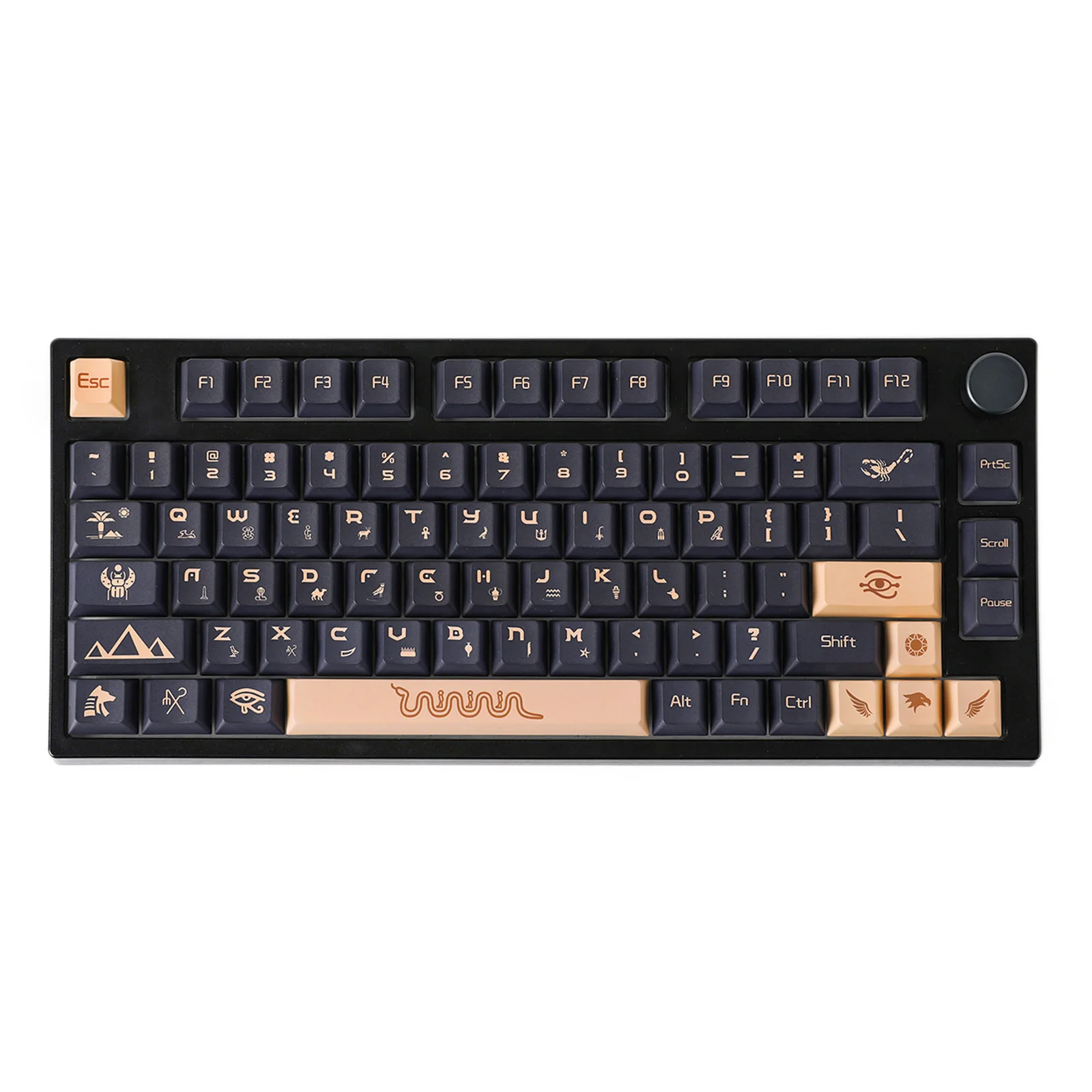Epomaker-temple Keycaps Grupo Coleção Completa de Cherry-profile Dye Sublimation Pbt Keycaps para Ansi e Iso-uk Layouts - Imagem 5