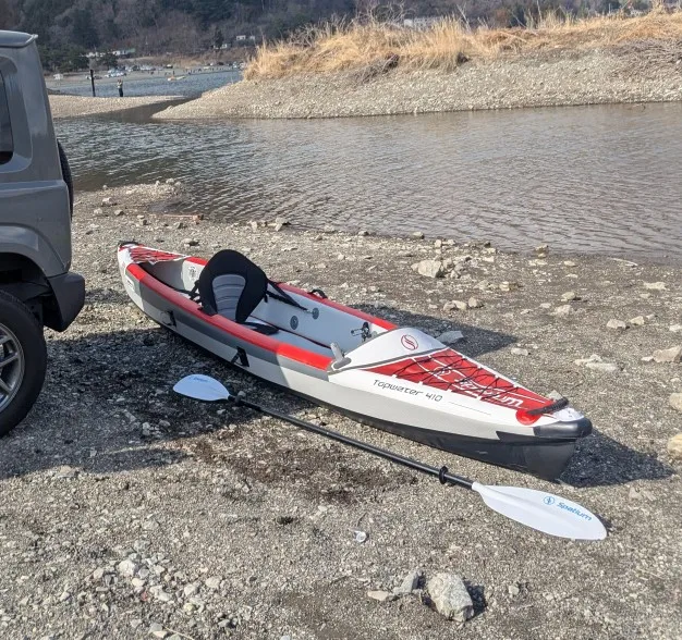 Spatium 2-3 Persons Inflatable Kayak Canoe High Strength DropStitch Floor Inflatable Kayak For Fishing photo review