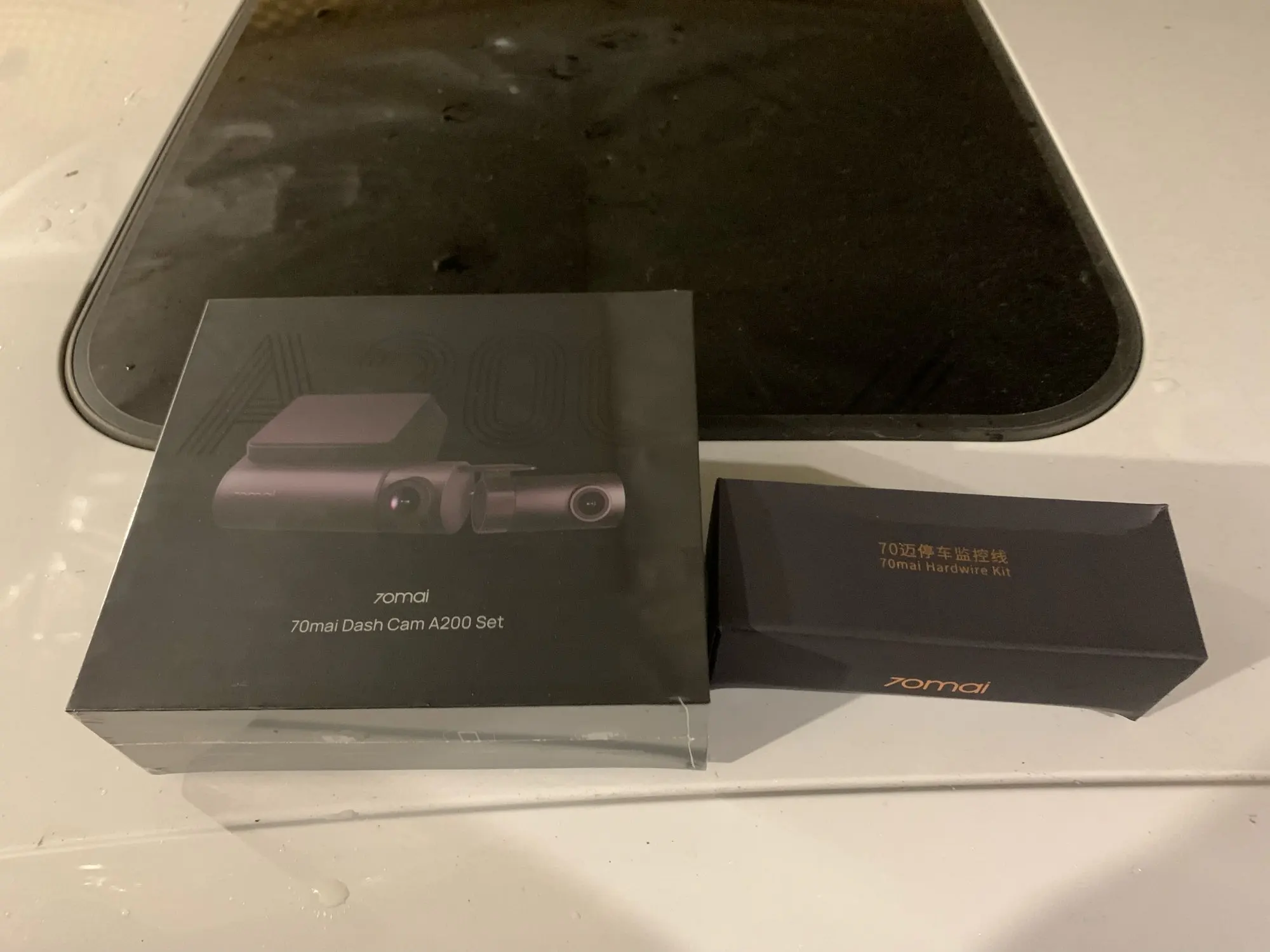 アクセサリー 70mai Dash Cam A200 Set 70mai Dash Cam A200 1080P 2'' IPS Screen Dual-channel Record 70mai