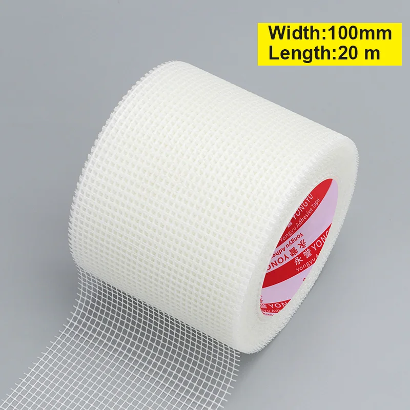 Ruban Adhésif Anti-fissures Pour Joints Plaques De Plâtre - 20m X 6cm, Blanc, Auto-adhésif