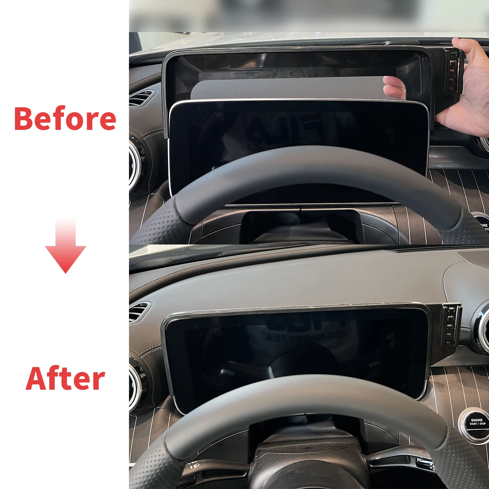 Car Phone Holder Fit for Mercedes Benz CLE-Coupe Sport GPS Bracket Navigation Stand Auto Accessories