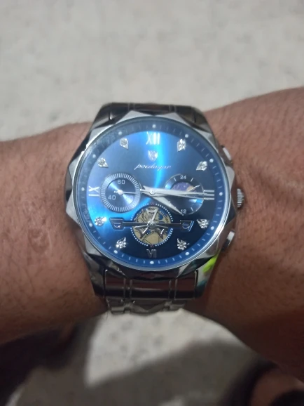 POEDAGAR Luxury Men's Quartz Watch photo review