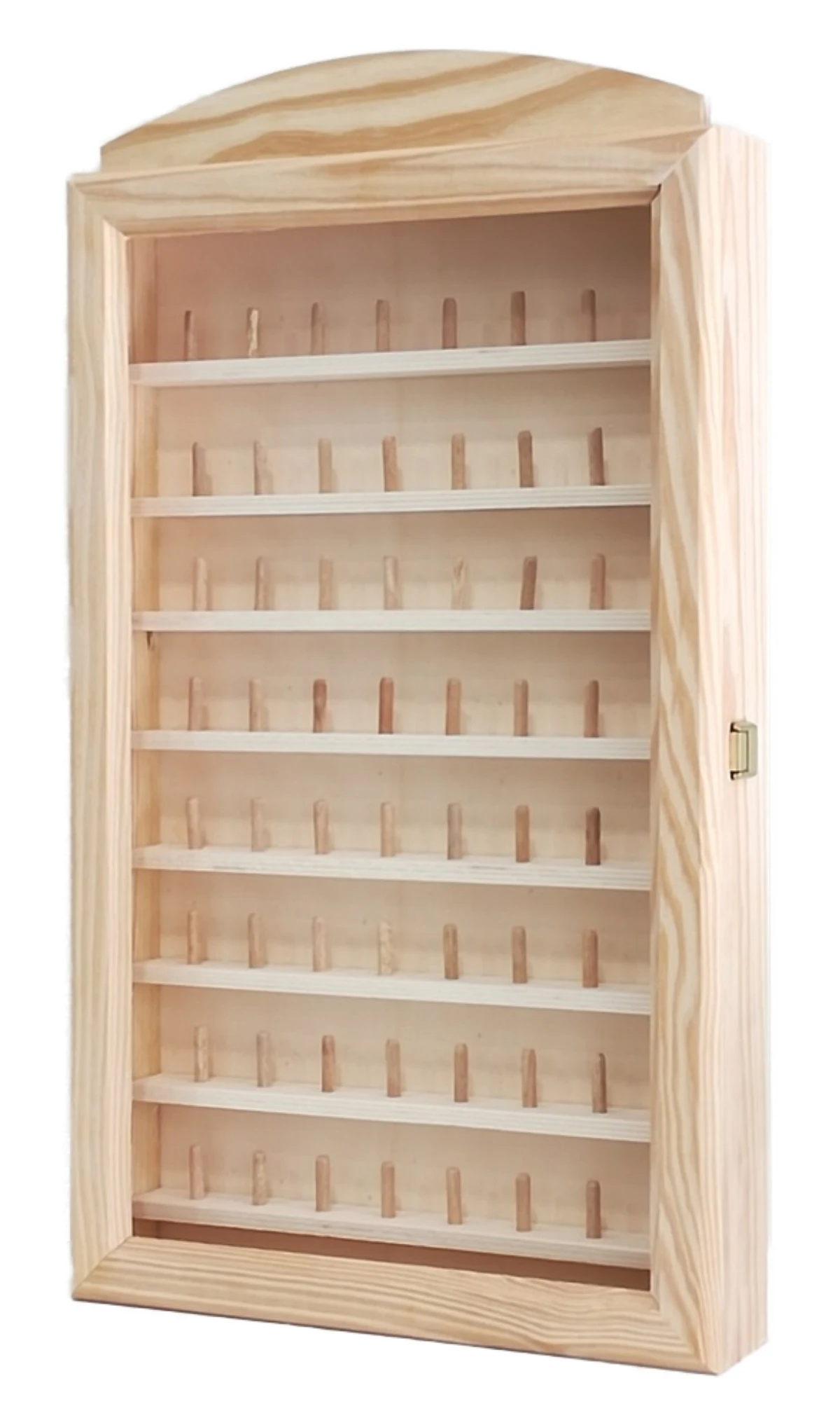 colecciones dedales. Para 64 dedales. En madera de pino Se puede pintar.|Artesanías DIY de madera| -