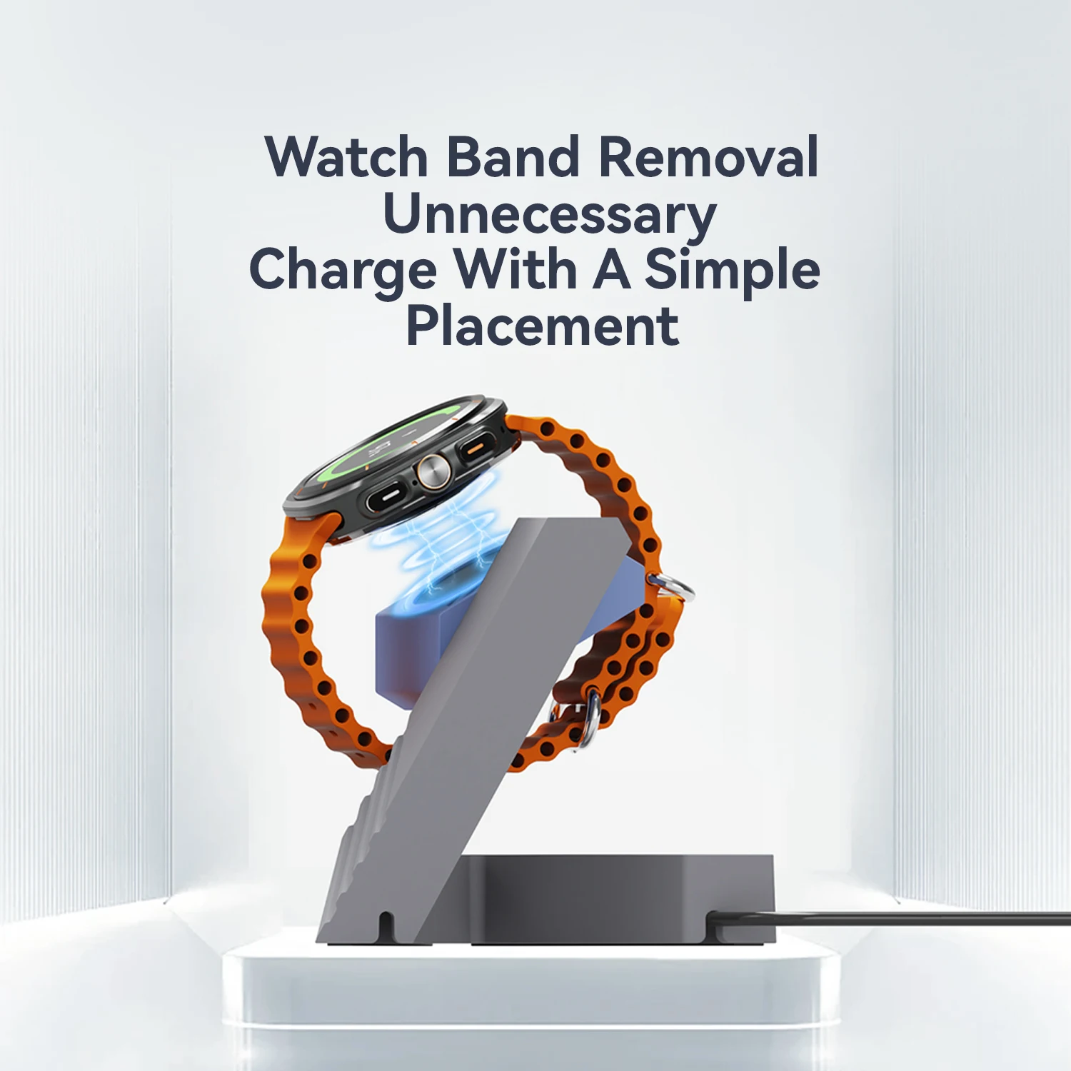Geometric Charging Stand for Smart Watch Charger Dock Base