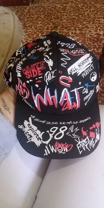 Unisex Letter Printing Snapback Baseball Caps photo review