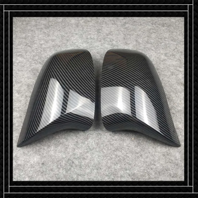 

1 Pair Rearview Mirror Cover Left+Right ABS Carbon Look Glossy Black Side Housing For BMW X3 F25/X4 F26/X5 F15/X6 F16 2014-2018