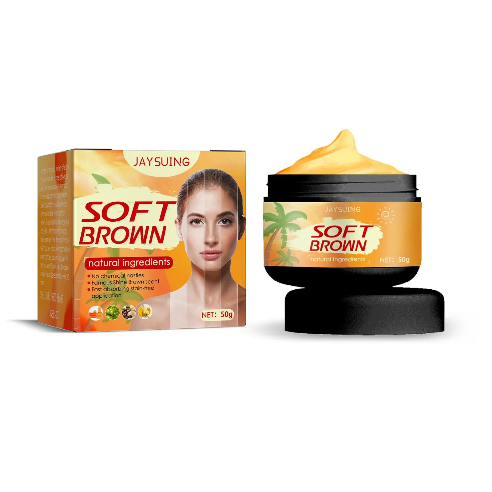 Tanning Accelerator Cream Natural Sun Bronzer Sunless Self Tanner Solarium Nourishing Moisturizer Tan Boosting Cream