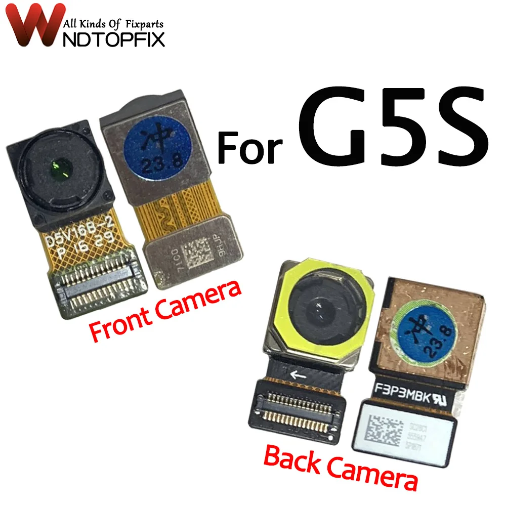 

High Quality For Motorola Moto G5S Back Camera Flex Cable G5S Rear Main Camera Replacement Parts For Moto G5S Front Camera