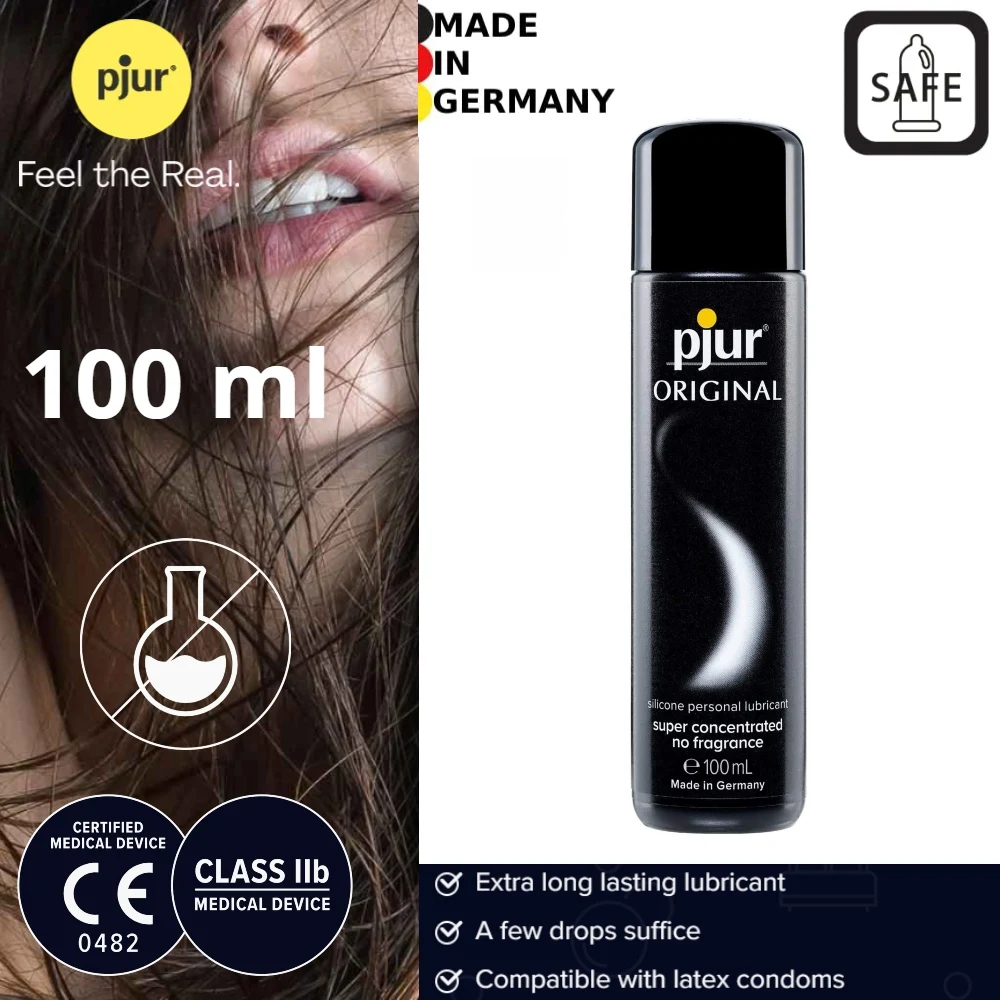 Original Pjur Long Lasting Fragrance Free Super Concentrated Silicone Personal Lubricant For Couple Sex Adult 100 250 500 Ml Long Lasting Lubrication For