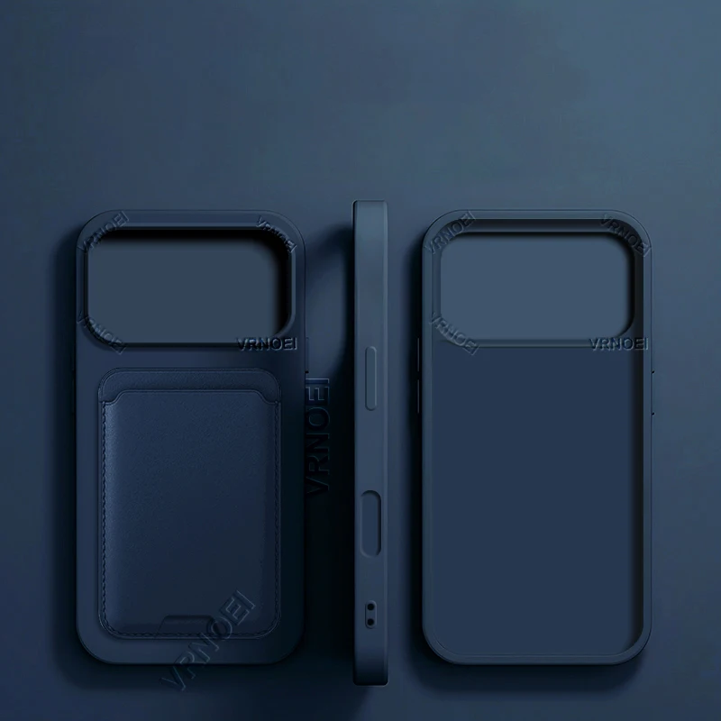 Enhanced Card Wallet Phone Case - Stylish Shockproof Back Cover with 3-in-1 Functionality