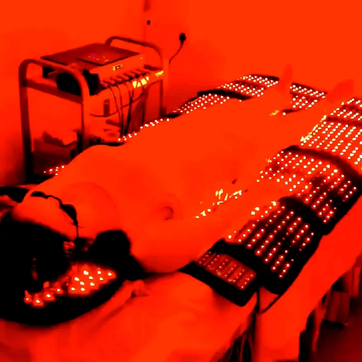 Commercial Red Light Anti-Aging Collagen Bed Weight Loss Full Body 633nm+850nm+980nm+650nm Red Light Therapy Beds With I