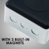 Digital 360° (±180°) Bevel Box / Inclinometer with Magnets Protractor Angle Finder 0.1° Accuracy IP54 Rate 4
