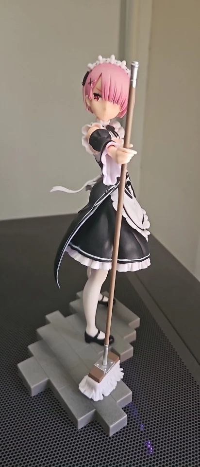 Re:Zero Rem & Ram Maid Ver. Figura de Anime 21cm - Conjunto Duplo