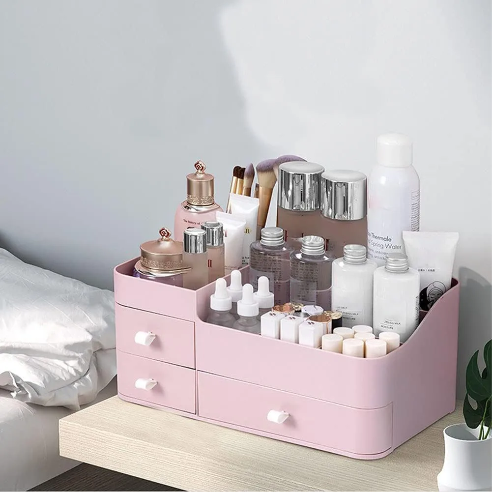 KUUJOJO Cosmetic Makeup Organizer Make Up & Jewelry Storage, Case & Display Spacious Design Great Holder for Bathroom, Vanity 3