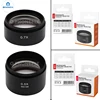 WD165 0.5X 0.7X 1.0X 2.0X Auxiliary Objective Lens Original Microscope Barlow Lens For Trinocular Stereo Zoom Microscope Camera 1