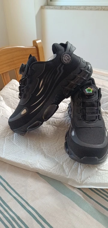 Men's Safety Work Boots with Steel Toe and Air Cushion Sole