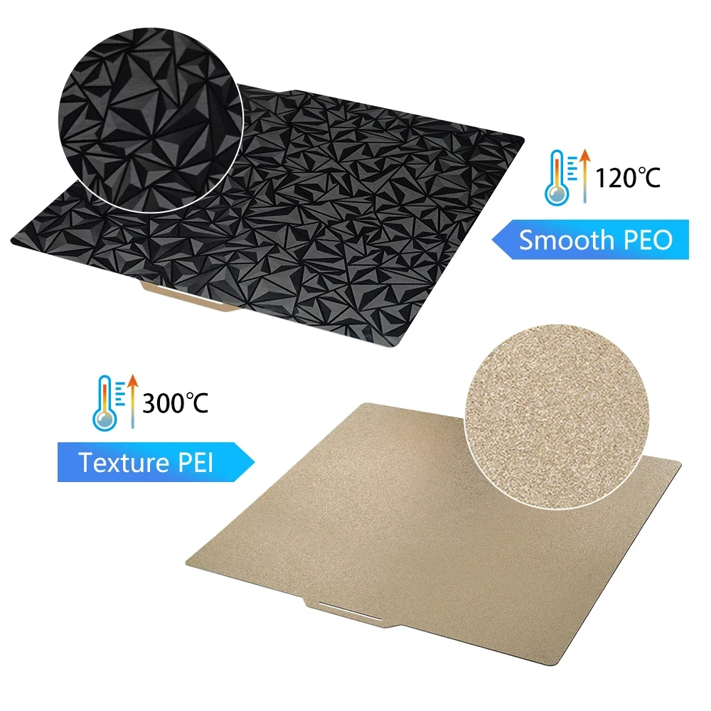 257x257mm For Bambu Lab Build Plate Spring Steel Sheet PET PEO H1H PEY PEI for Bambulab X1 X1C P1S for Bambu Lab P1P Build Plate